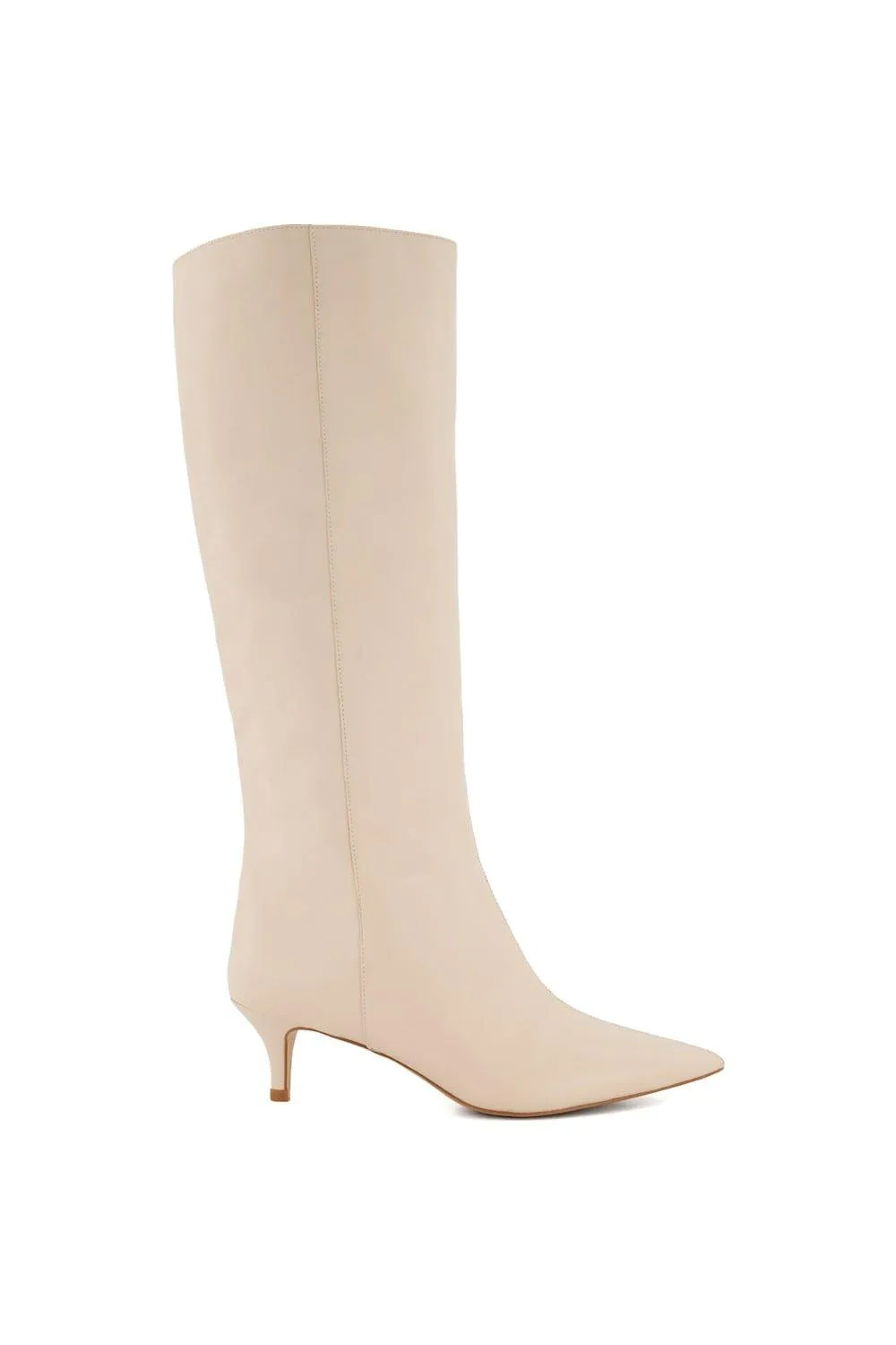 Boots | 'Smooth' Leather Knee High Boots | Dune London | Debenhams UK