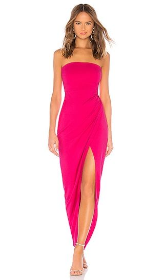 Lucilda Gown in Hot Pink | Revolve Clothing (Global)