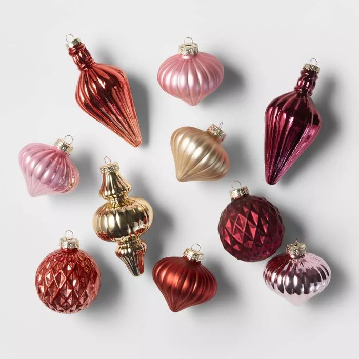 10ct Glass Christmas Ornament Set - Wondershop™ | Target