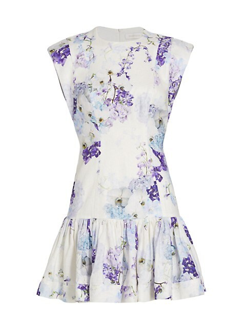 Rhythmic Flounce Minidress | Saks Fifth Avenue