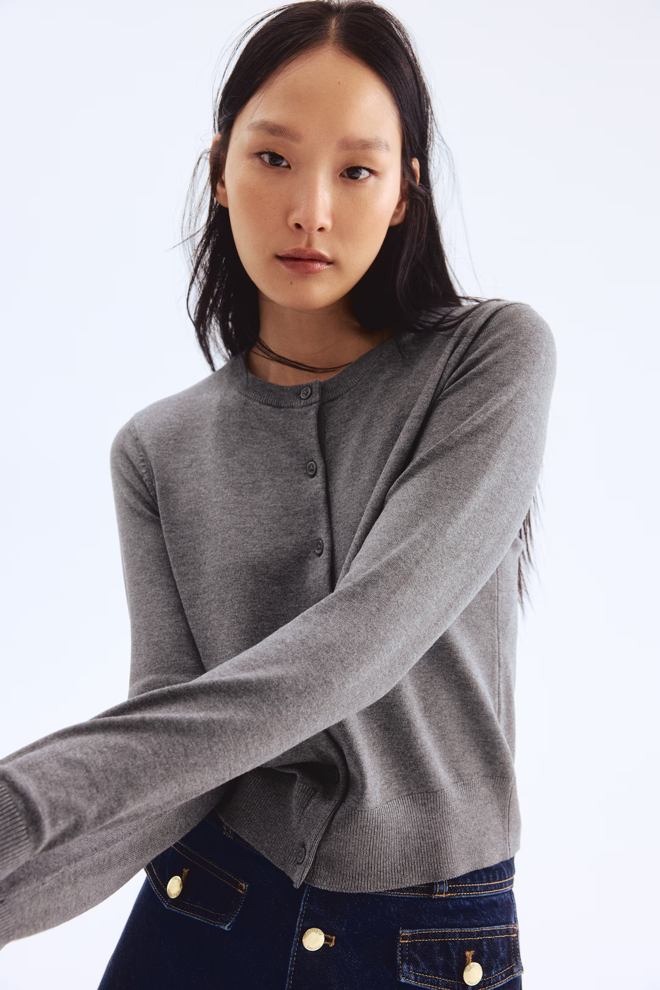 Fine-knit cardigan | H&M (UK, MY, IN, SG, PH, TW, HK)