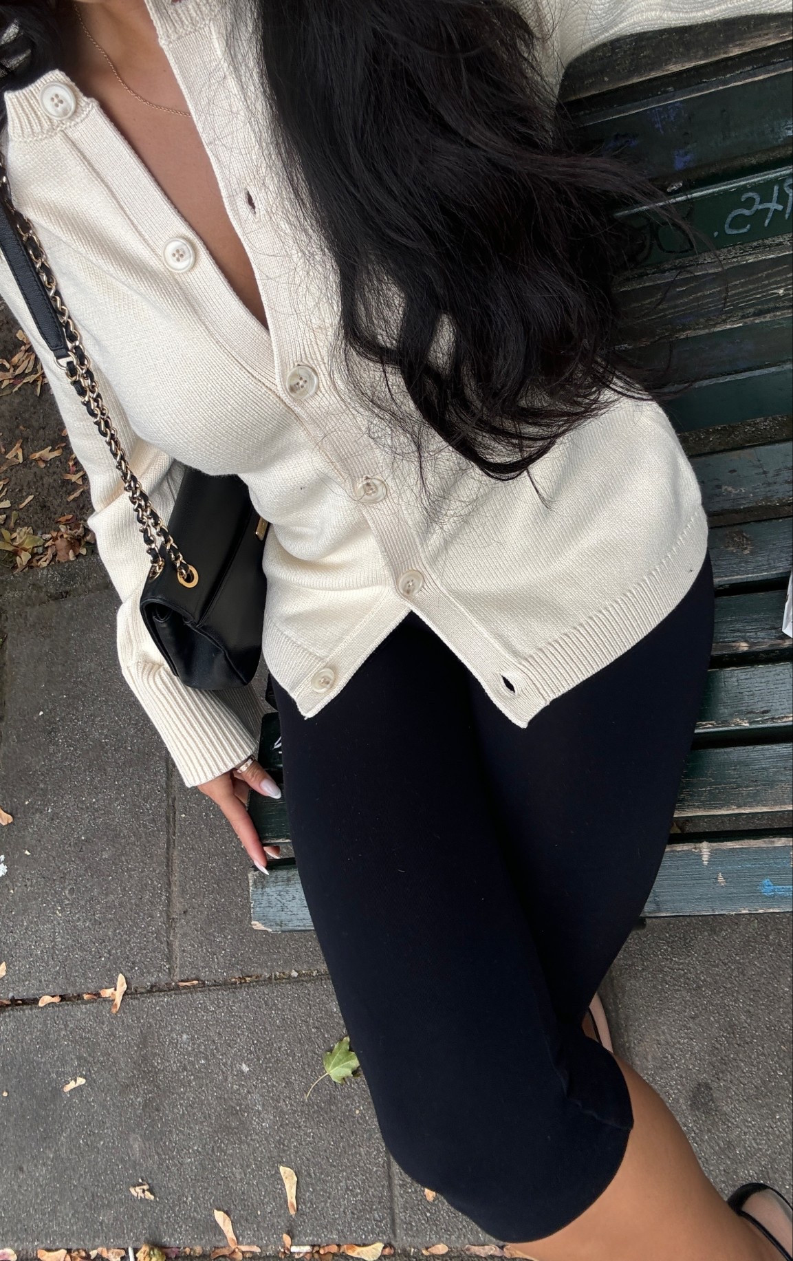 Simply and cozy transition into fall fit🤍 I’m wearing a small in everything 