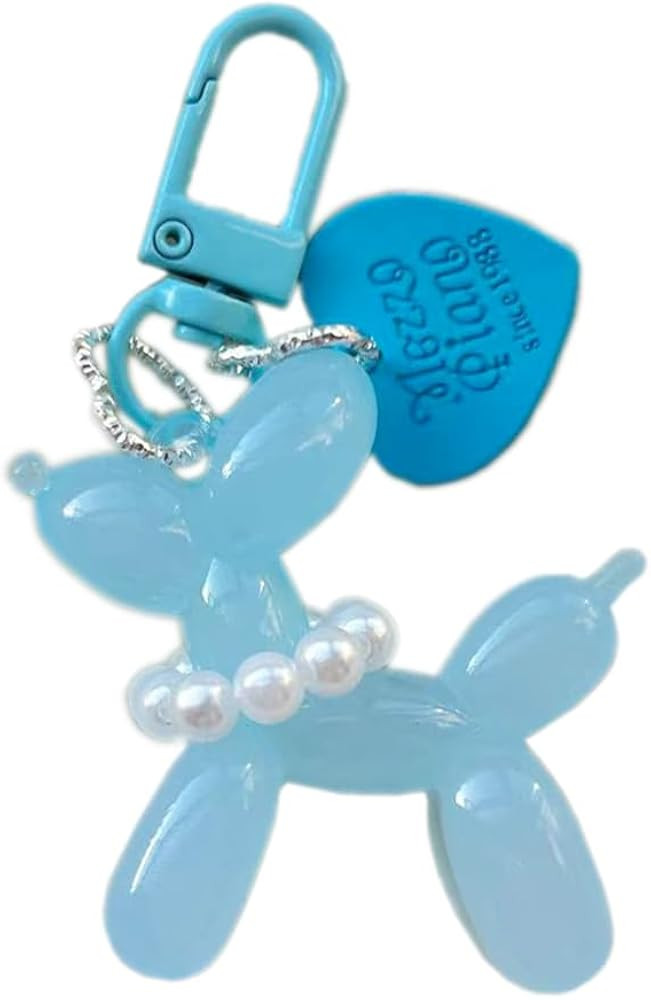 Jelly Balloon Dog Design Keychain，Cute Colorful Key Chain Accessories Backpack Pendant for Wome... | Amazon (US)