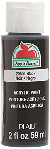 Apple Barrel Acrylic Paint in Assorted Colors (2 Ounce), 20504 Black | Amazon (US)