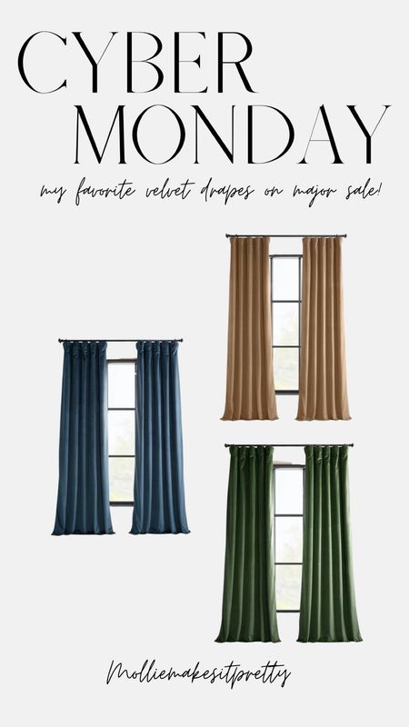 Amazon cyber Monday deals! My go-to drapery panels for such a great deal! We’re using these drapes in our daughters nursery next month 🥰

#LTKCyberWeek #LTKhome #LTKsalealert