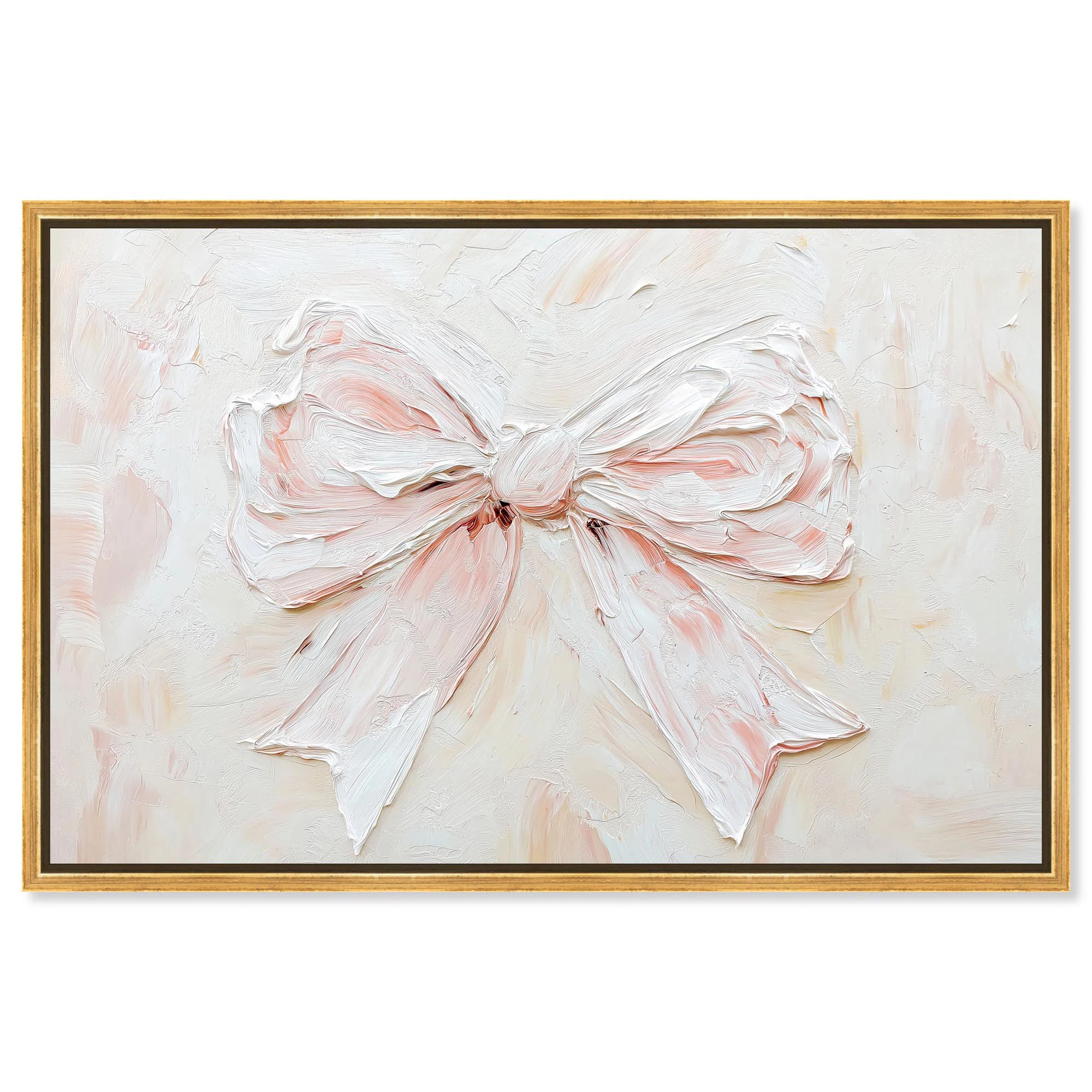 Relief Ribbons Canvas Fashion Wall Art by | Wayfair North America