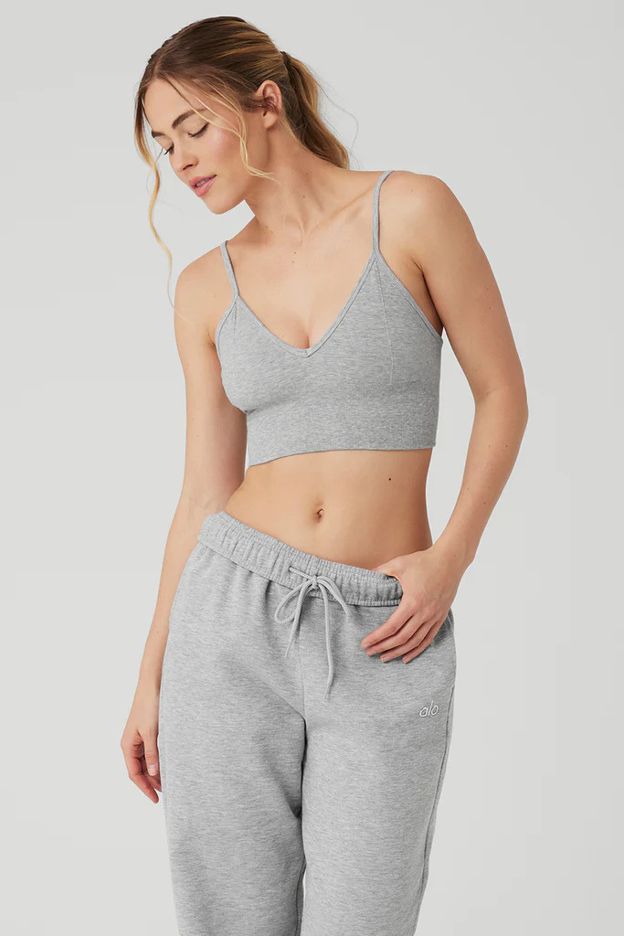 Delight Bralette - Athletic Heather Grey | Alo Yoga (US)
