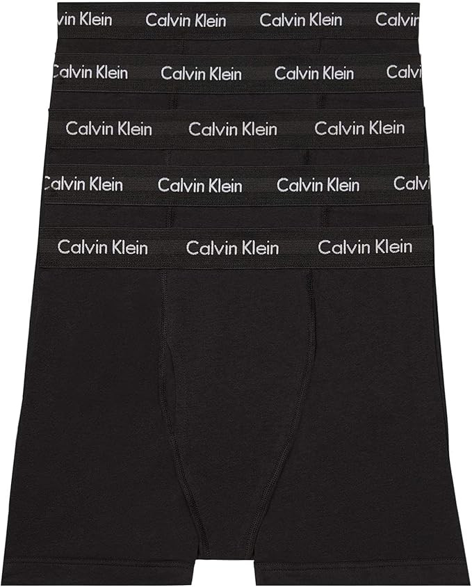 Calvin Klein Men's Cotton Stretch 5-Pack Boxer Brief | Amazon (US)
