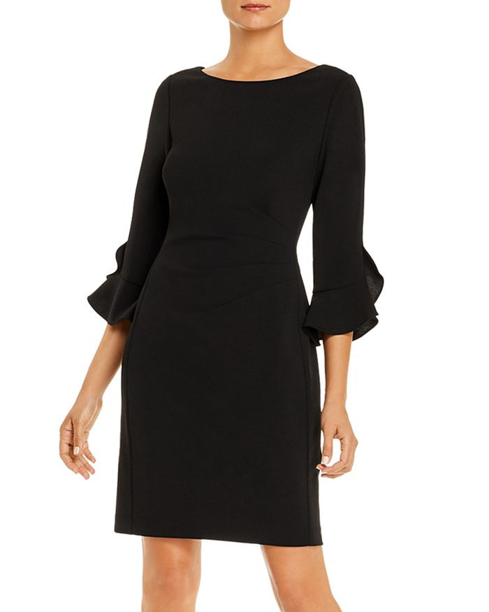 KARL LAGERFELD Paris Bell-Sleeve Scuba Dress Back to Results -  Women -  Dresses -  Work - Bloomi... | Bloomingdale's (US)