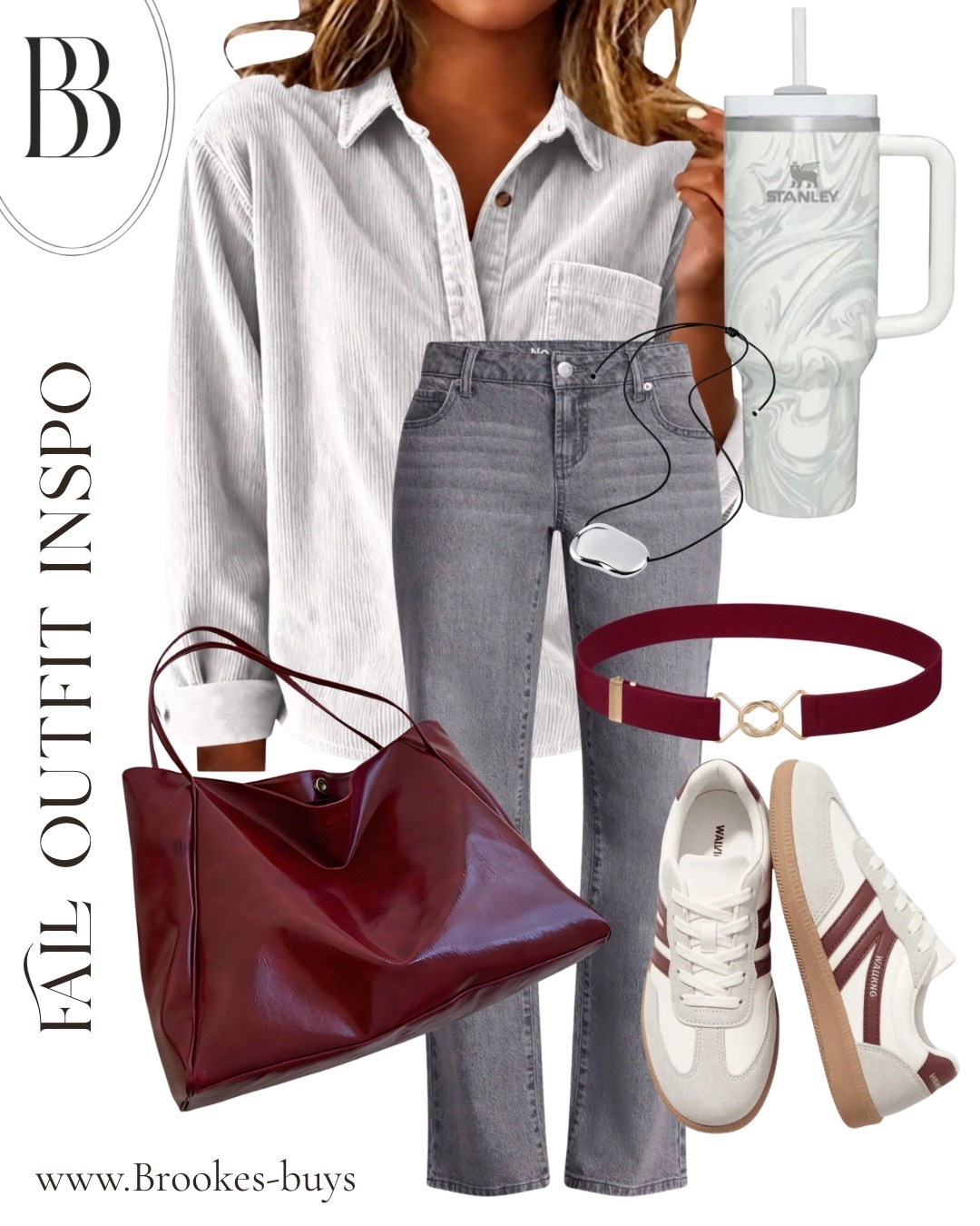 Love the touch of burgundy for fall.

#LTKdayinmylife #LTKgrwm #LTKSeasonal