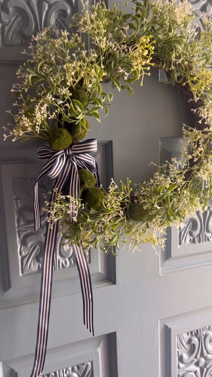 Best craft tip for your budget and the environment— reuse, reuse, reuse! 
Use wire instead of hot glue to be able to reuse your wreath and your moss stones. So they’ll be filling a bowl, scattered in a Tablescape, adding a bit for green to a tray and more  

#LTKSeasonal #LTKHome #LTKWatchNow