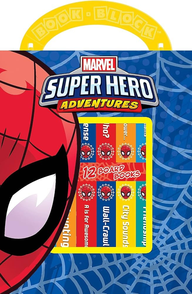Marvel - Spider-man Super Hero Adventures - My First Library Board Book Block 12-Book Set - First... | Amazon (US)