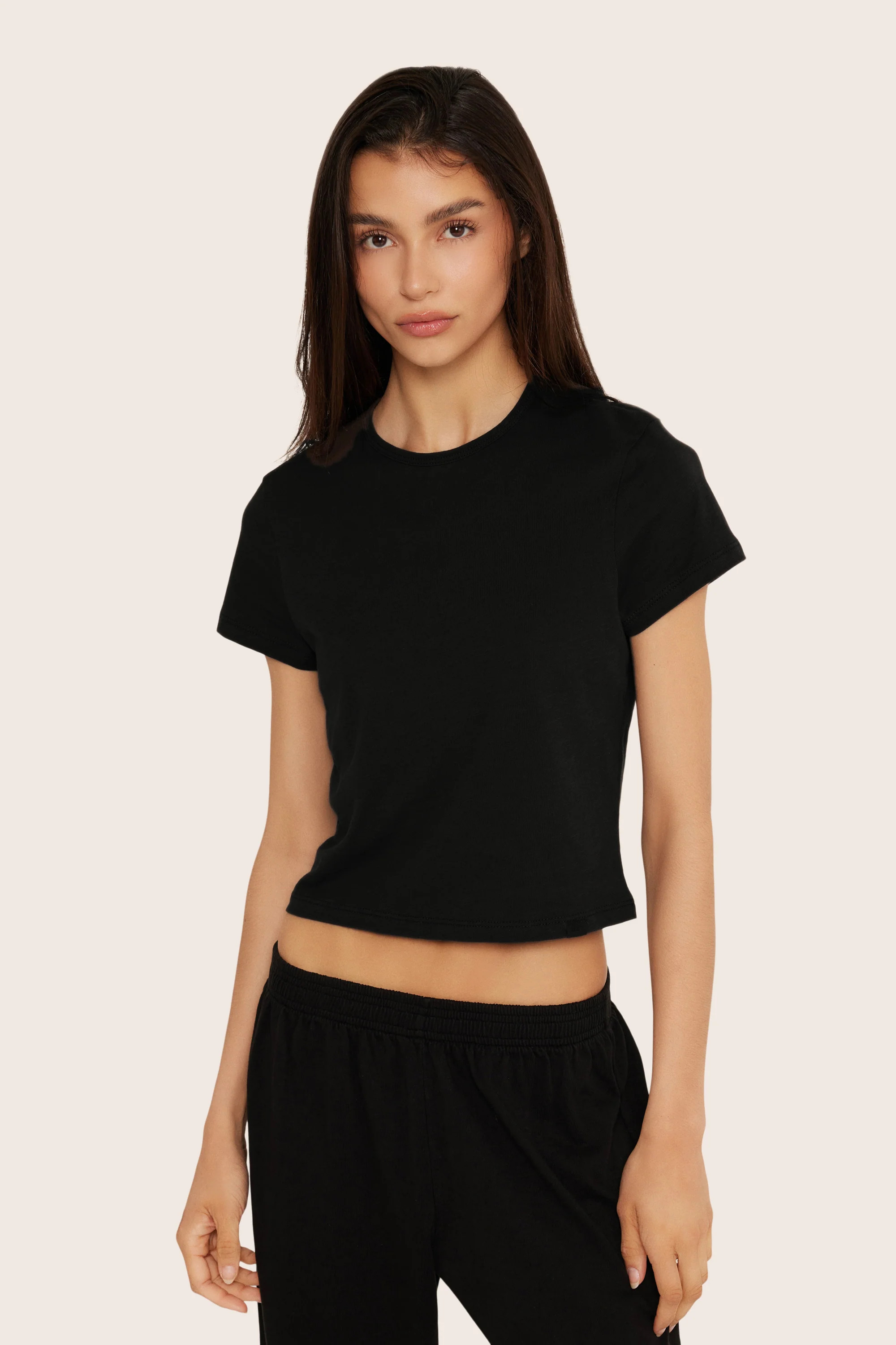 CLASSIC COTTON DAILY TEE - ONYX | SET Active