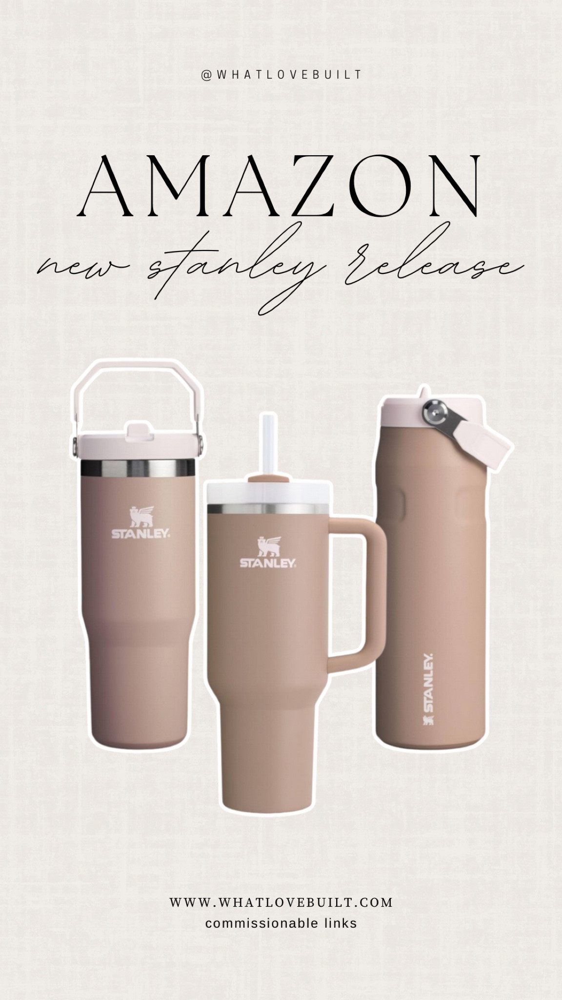 Amazon NEW Stanley Release! Loving this beautiful neutral color! 

#stanley #amazon #tumbler

#LTKFindsUnder100 #LTKFamily #LTKFindsUnder50