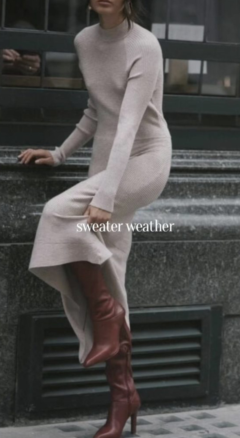 Sweater dresses are so perfect for fall! You can dress it down with sneakers and a tote bag for a casual vibe or elevate the look with heeled boots and a tailored coat. I love opting for neutral shades like brown, tan, or cream because they’re timeless and effortlessly chic. 

 #LTKSeasonal #LTKStyleTip #LTKWorkwear