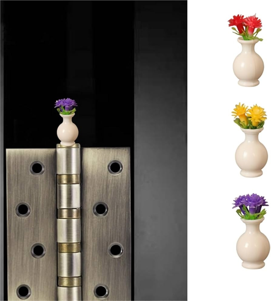 Mini Flowers Decorative Hinges Hinge Heads Decorative Topper,Magnetic Hinge Head Home Decoration,... | Amazon (US)