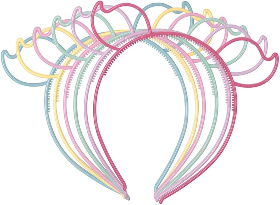 XIMA 12pcs Pig Ears Plastic Girls Headbands Children Hairbands Accessories (SP-Pig) | Amazon (US)