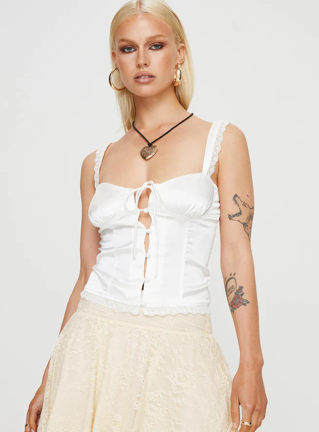 Layson Top White | Princess Polly US