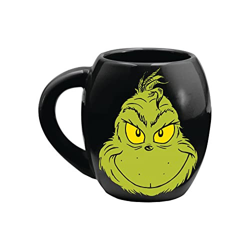 Dr. Seuss GRINCH Resting Grinch Face Heat Reactive Color Changing Tea Coffee Mug Cup 20 Oz. | Amazon (US)