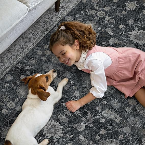 GENIMO Runner Rug for Hallways Machine Washable, 2x5 Non Slip Boho Vintage Lightweight Washable R... | Amazon (US)