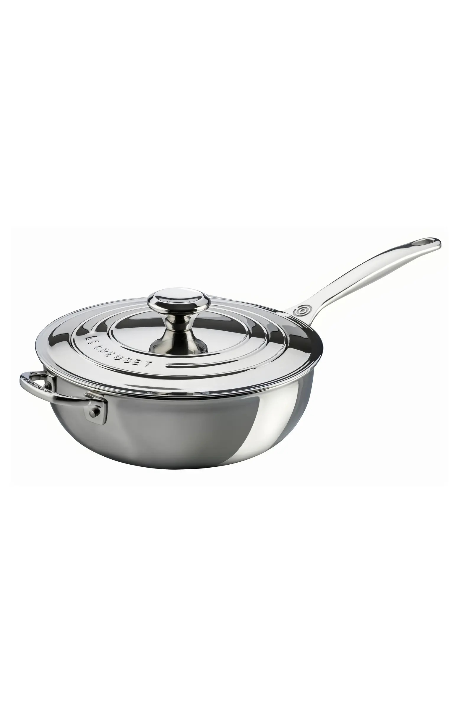 Le Creuset 3.5-Quart Stainless Steel Saucier with Lid | Nordstrom | Nordstrom