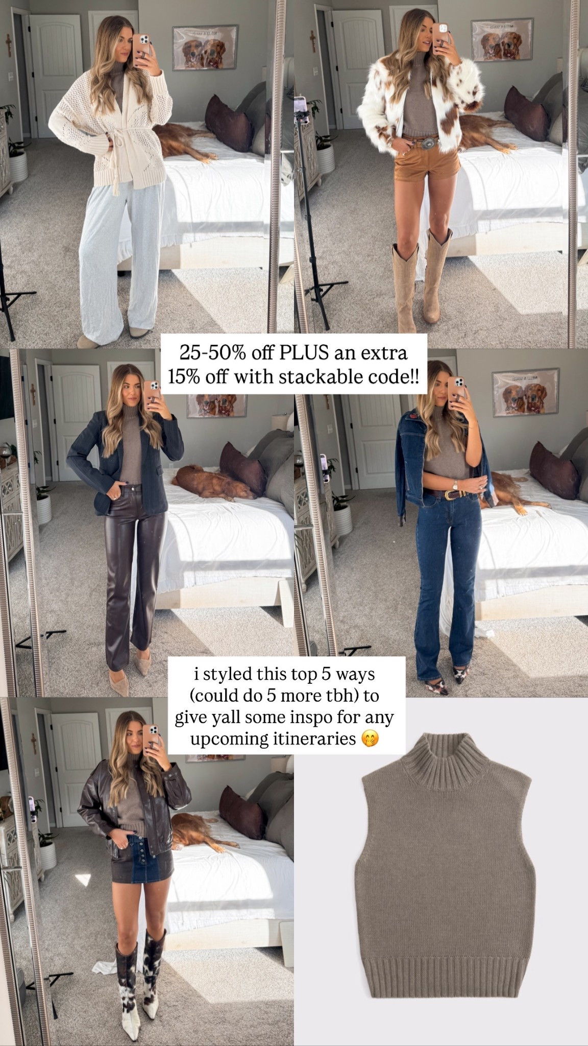 use CYBERAF   sizing:
25 extra long in jeans, 26 long in leather pants, small in all tops/jackets, small long in sweat pants 

#abercrombiepartner #abercrombie 

#LTKootd #LTKCyberWeek #LTKHoliday