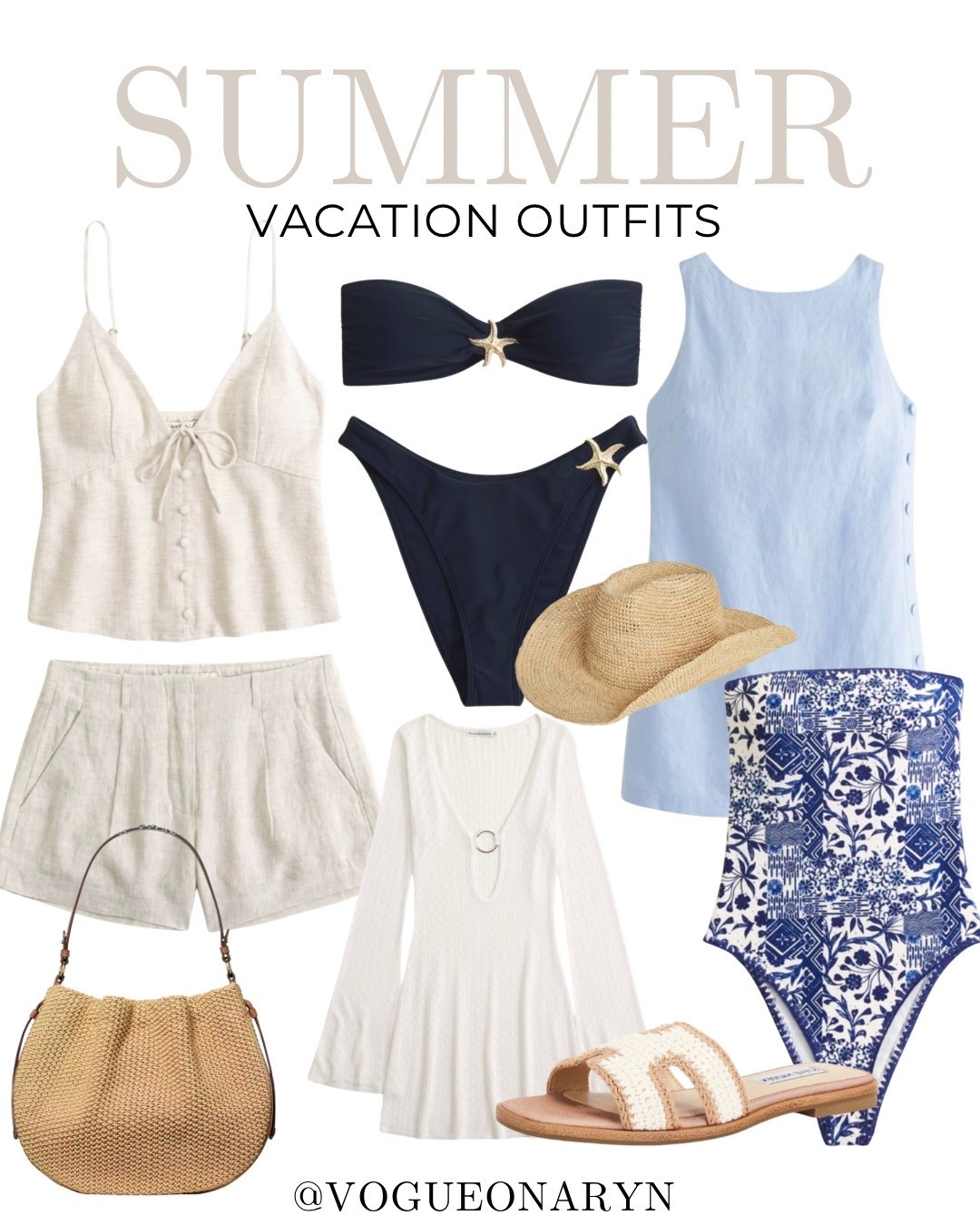 Summer vacation outfits, resort wear , one piece swimsuit, bikini, linen dress, linen shorts, Abercrombie

#LTKxAbercrombie #LTKSeasonal #LTKSaleAlert