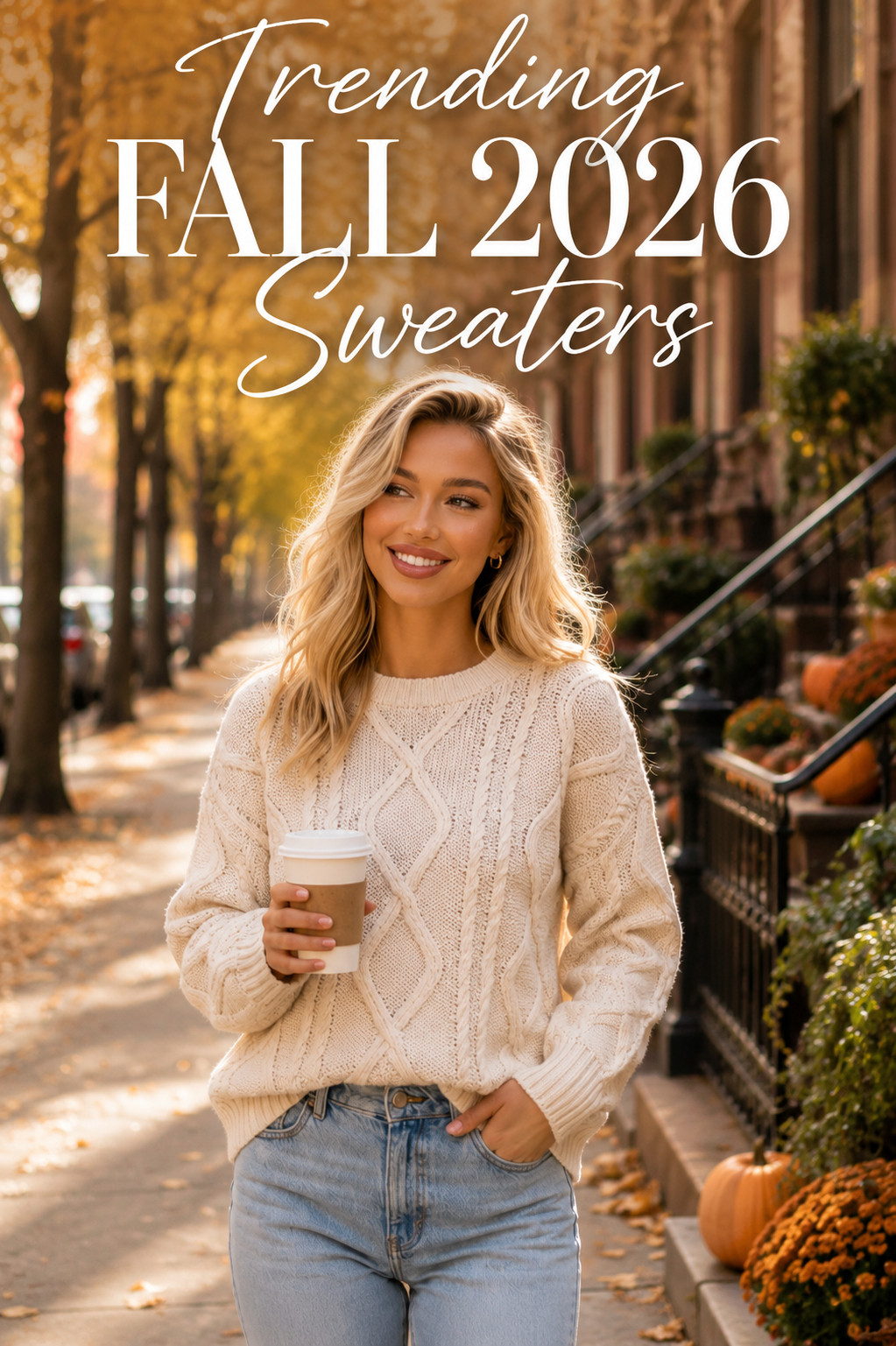 Trending Fall 2026 Sweaters You'll Want to Wear Every Day | Cozy Chic Outfit Inspiration

Nothing says fall quite like a chunky cable knit sweater, your favorite jeans, and a warm coffee in hand. This timeless neutral sweater is the perfect wardrobe staple for crisp mornings, weekend brunch, pumpkin patches, cozy coffee dates, and everyday casual outfits. If you're building your Fall 2026 capsule wardrobe, save this outfit inspiration for effortless style all season long. Shop similar cozy sweaters and classic denim looks to create the ultimate autumn aesthetic. As an Amazon Associate I earn from qualifying purchases.

#FallFashion2026 #FallSweaters #CozyStyle #SweaterWeather #AutumnOutfit #FallOutfitIdeas #NeutralStyle #CasualChic #CoffeeDateOutfit #CapsuleWardrobe #CozyFashion #CableKnitSweater #EverydayStyle #AmazonFashion #FallAesthetic #StreetStyle #ClassicStyle #FashionInspo #Over40Fashion  

 