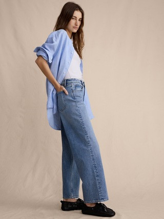 Mid-Rise 90s Loose Crop Jean | Banana Republic (US)