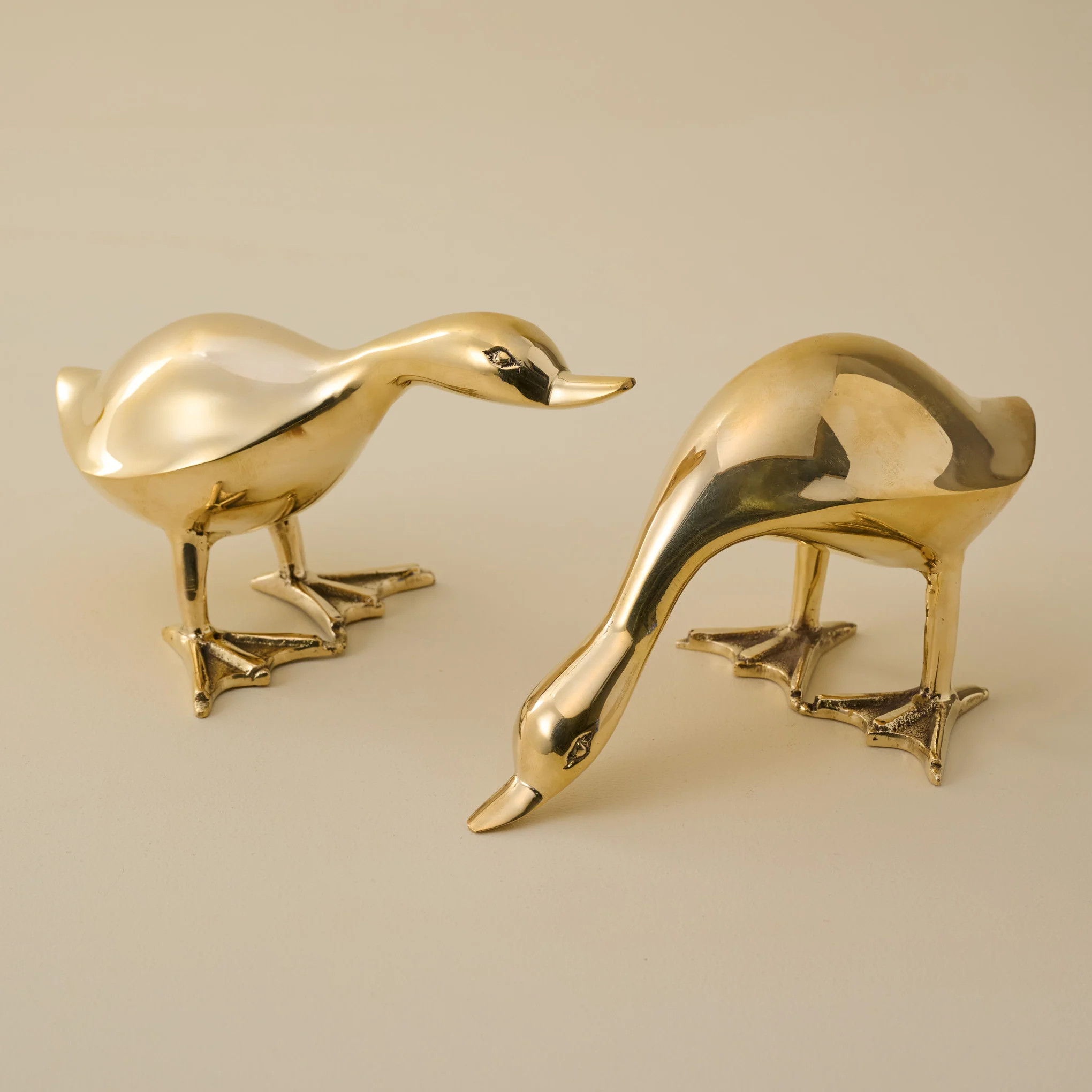 Antique Inspired Solid Brass Duck | Magnolia