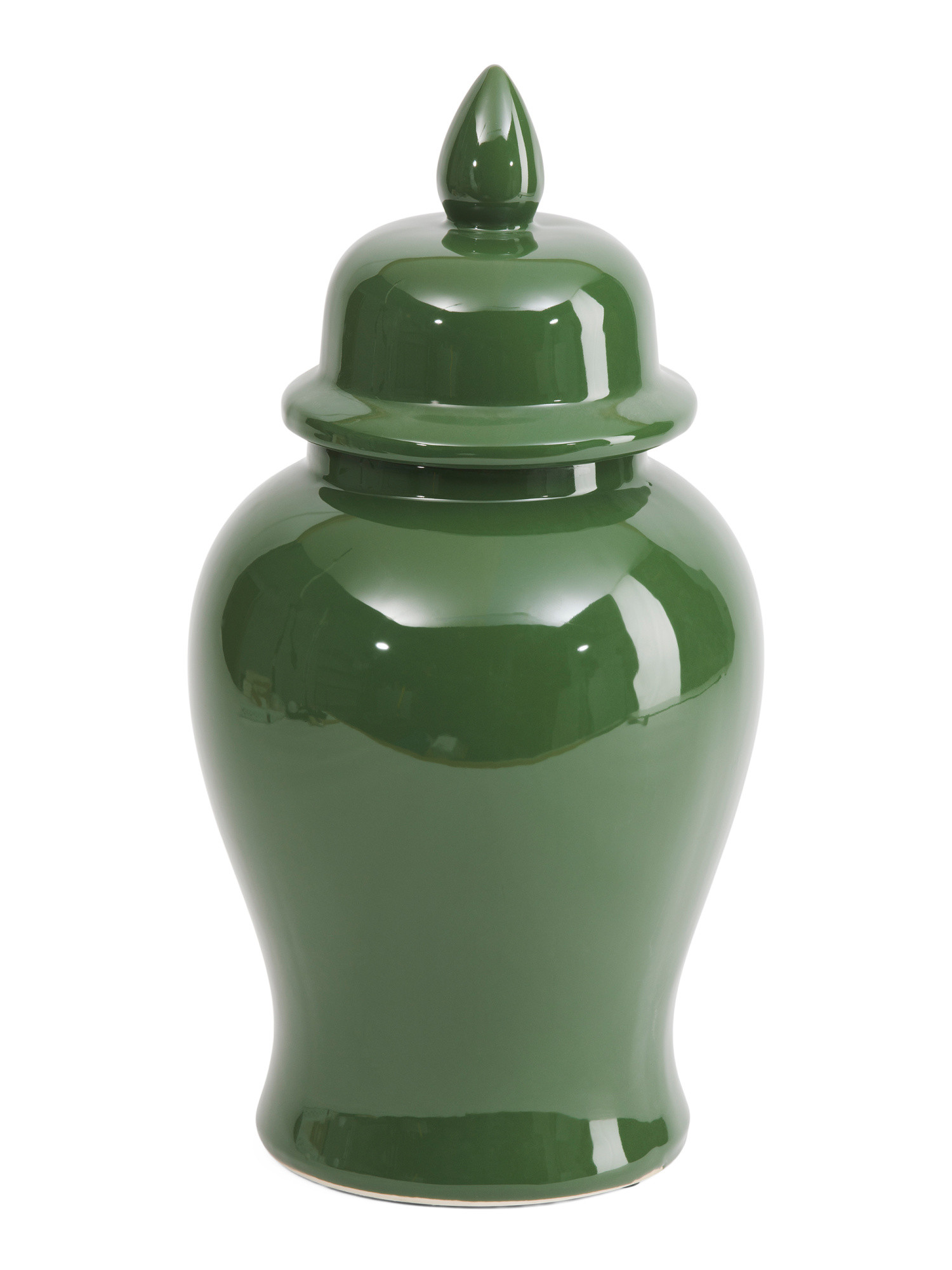 9.5x19in Classic Gloss Ceramic Ginger Jar With Lid | TJ Maxx