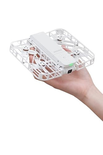 HOVERAir X1 Drone with Camera, Self-Flying Camera Drone with Follow Me Mode, Foldable Mini Drone with HDR Video Capture, Palm Takeoff, Intelligent Flight Paths, Hands-Free Control White (Standard) | Amazon (US)