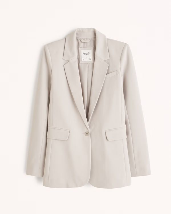 Women's Classic Suiting Blazer | Women's | Abercrombie.com | Abercrombie & Fitch (US)