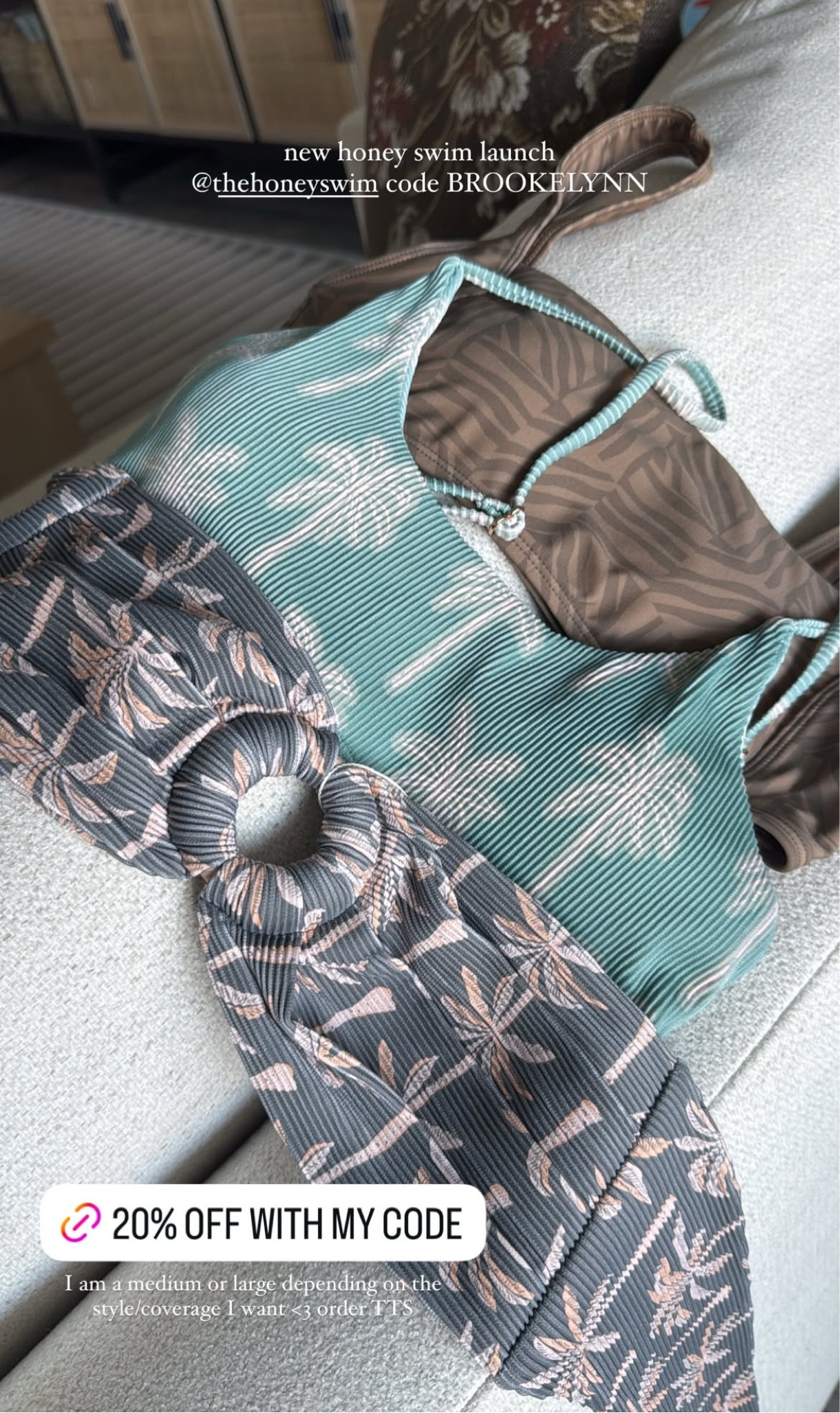 new honey swim launch! I am a medium or large depending on the style/coverage I want <3 order TTS

#LTKSwim