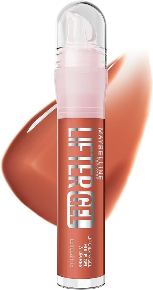MAYBELLINE Lifter Oil-in-Gel Lip Gloss for Glassy, Bouncy Shine, Hydrating, Tinted Lip Balm and M... | Amazon (US)