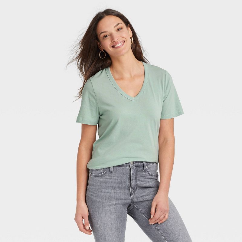 Women's Short Sleeve V-Neck T-Shirt - Universal Thread™ | Target