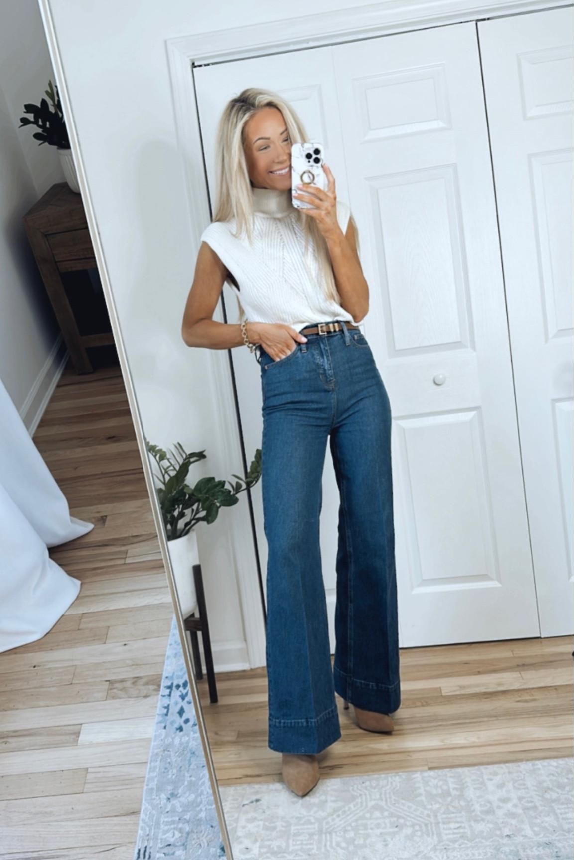 Denim trouser in Fiorellas wash curated on LTK