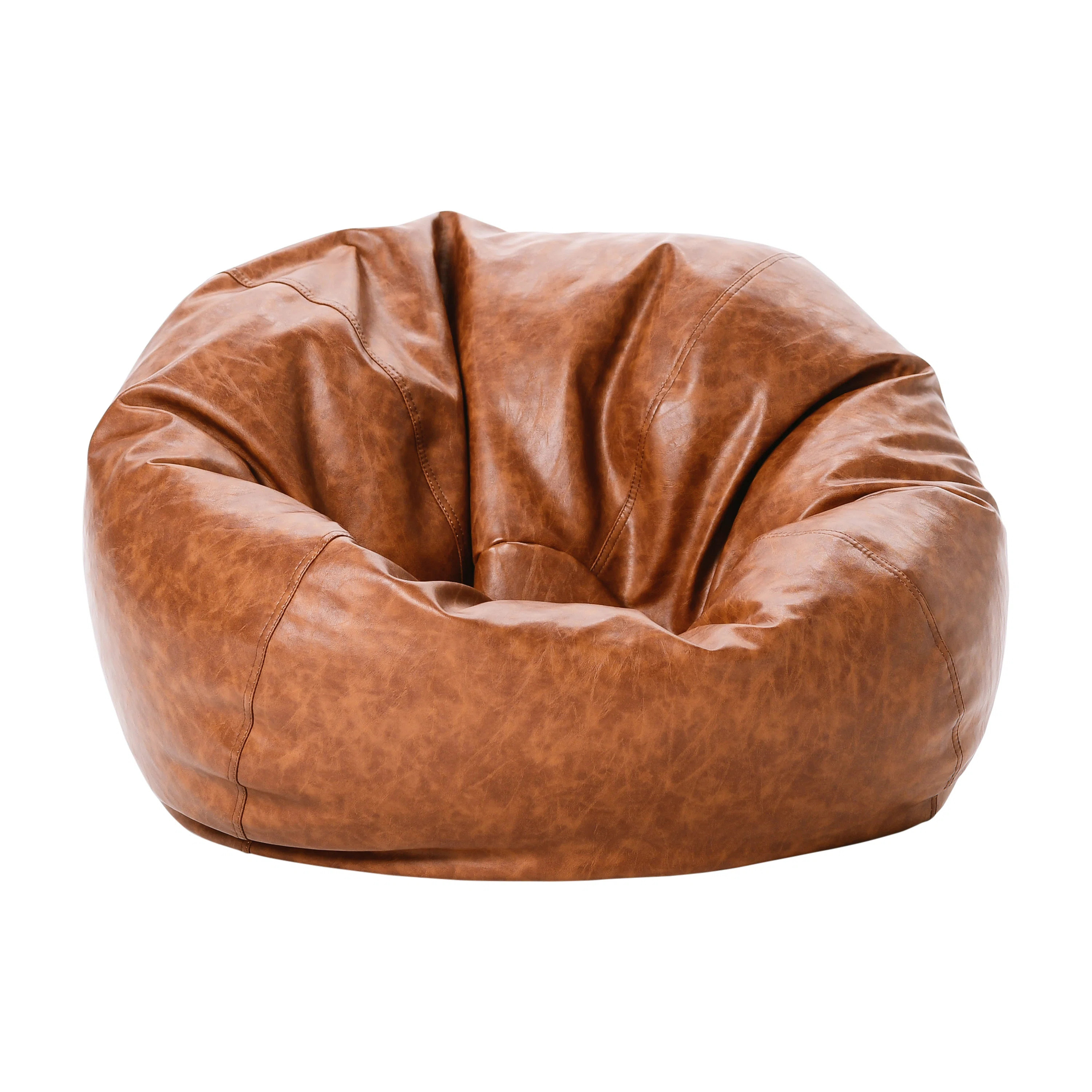 Standard Faux Leather Classic Bean Bag | Wayfair North America