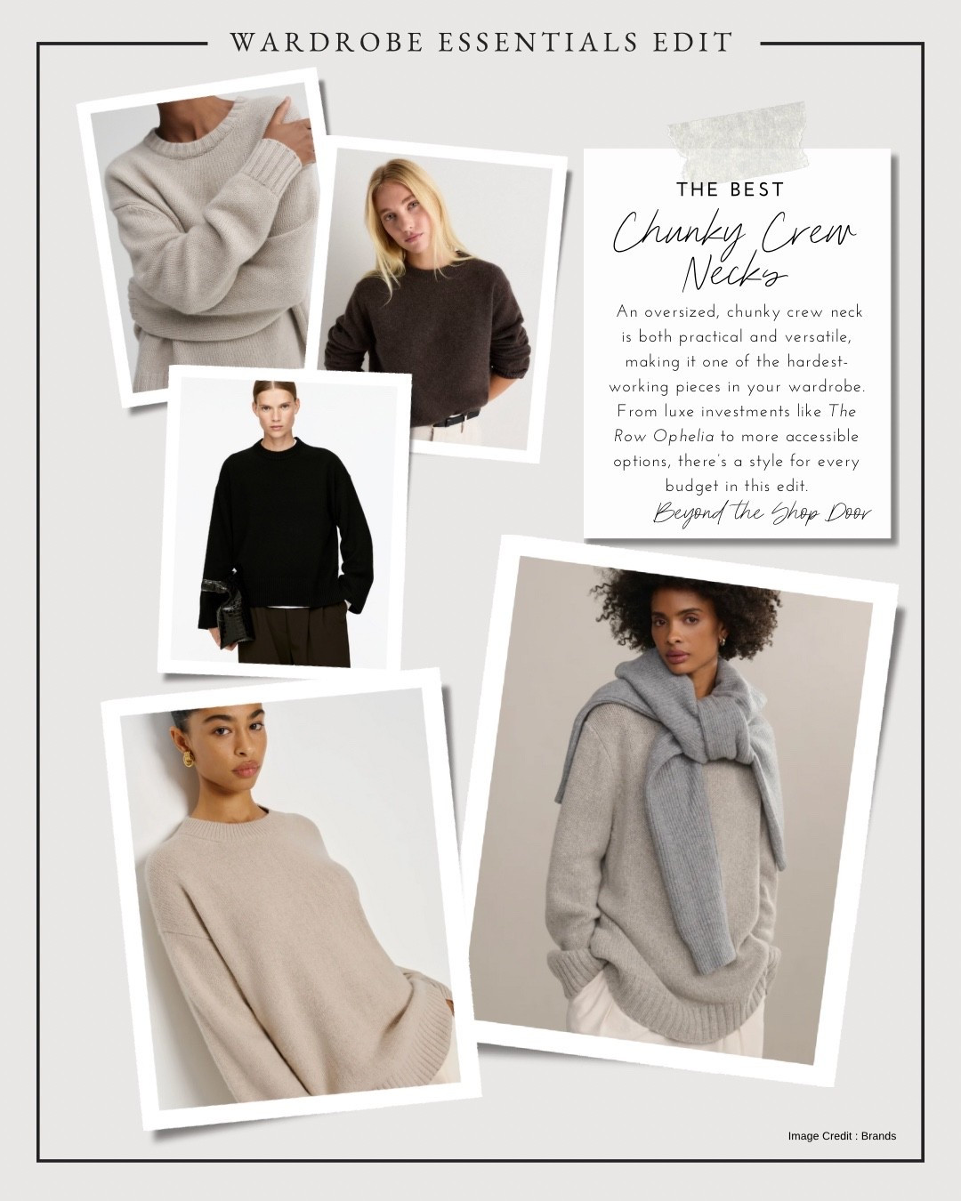 The Best Chunky Crew Neck Sweaters | Wardrobe Essentials Edit.

An oversized, chunky crew neck is both practical and versatile, making it one of the hardest-working pieces in your wardrobe. 

From luxe investments like The Row Ophelia to more accessible options, there’s a style for every budget in this edit.

#cashmere #effortlessluxury


#LTKStyleTip #LTKOver40 #LTKSeasonal