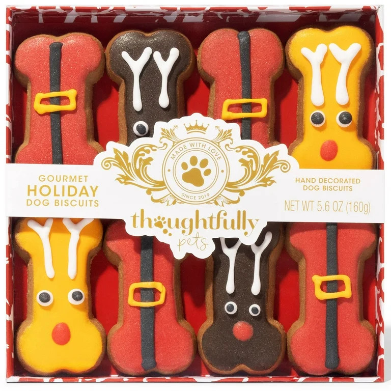 Thoughtfully Gourmet Dog Treats Cookies, Holiday Gift Sets, Hand Decorated and Human Grade Ingred... | Walmart (US)