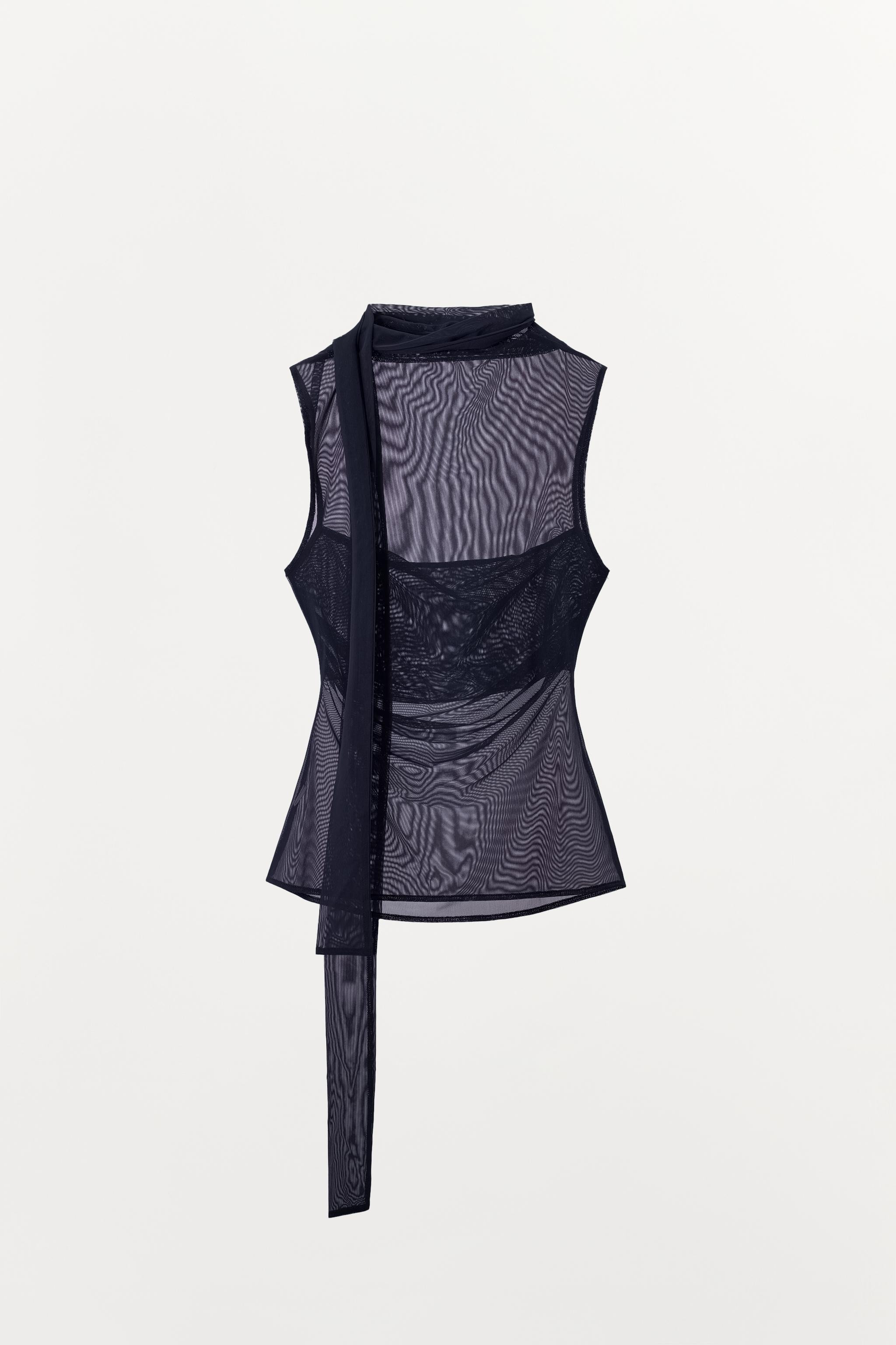 TULLE FOULARD TOP | Zara UK