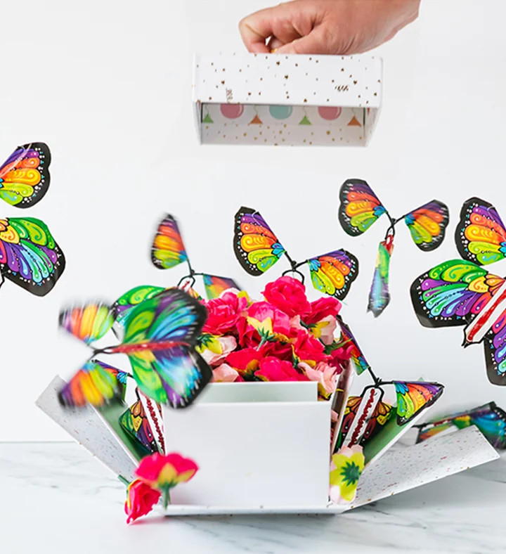 Surprise Explosion Cake Gift Box | 1800flowers.com