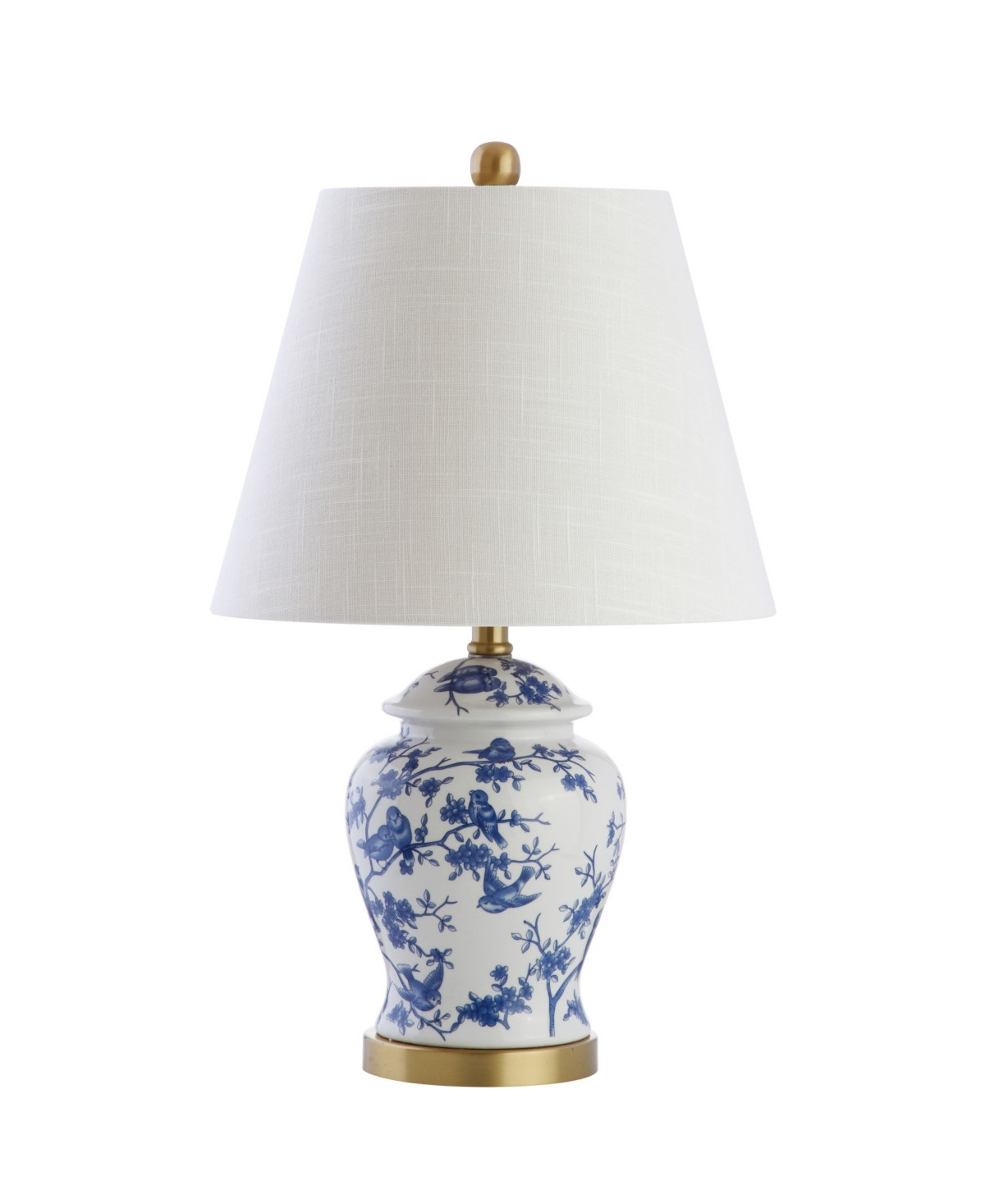 Jonathan Y Penelope Chinoiserie Led Table Lamp - Blue, White | Macy's