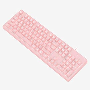 FIRSTBLOOD ONLY GAME. DKS100 Computer Keyboard, White Backlit Mechanical Feeling Membrane Gaming Key | Amazon (US)