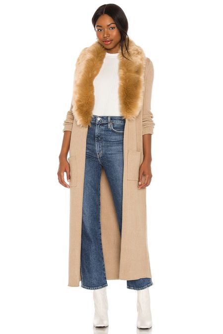75% off show me your mumu faux fur collar cardigan in brown and tan

#LTKunder100 #LTKsalealert #LTKunder50