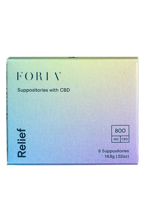 FORIA Relief Suppositories with CBD at Nordstrom, Size 0.52 Oz | Nordstrom