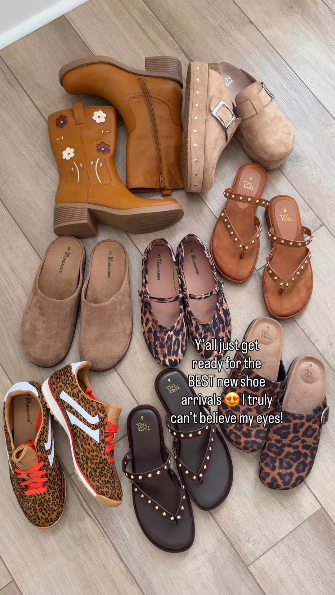 The Walmart shoe section has been so good lately, and these new arrivals are proof! 🤎👟🍂 From everyday sneakers and comfy clogs to statement boots, leopard prints, studded sandals, and the cutest floral details, Walmart is already delivering some amazing styles for late summer and fall.

I’m especially obsessed with the new $40 floral boots that look so much more expensive, the leopard sneakers that add the perfect pop to a casual outfit, and all of the comfortable slip-on styles I’ll be wearing on repeat. These are the kind of affordable Walmart fashion finds that make updating your wardrobe easy without spending a fortune.

If you’re already thinking ahead to fall outfits, now is the perfect time to grab your favorites before sizes start disappearing. Which pair would you wear first? 🤎✨

#walmartfashion #walmartshoes #walmartfinds #walmartnewarrivals #fallshoes #fallfashion #fallboots #floralboots #leopardprint #leopardshoes #clogs #comfortshoes #casualstyle #everydaystyle #momstyle #affordablefashion #budgetfriendlyfashion #lookforless #shoefinds #fashionfinds #falloutfits #trendystyle #ootdinspiration #styleinspo #walmartstyle

#LTKootd