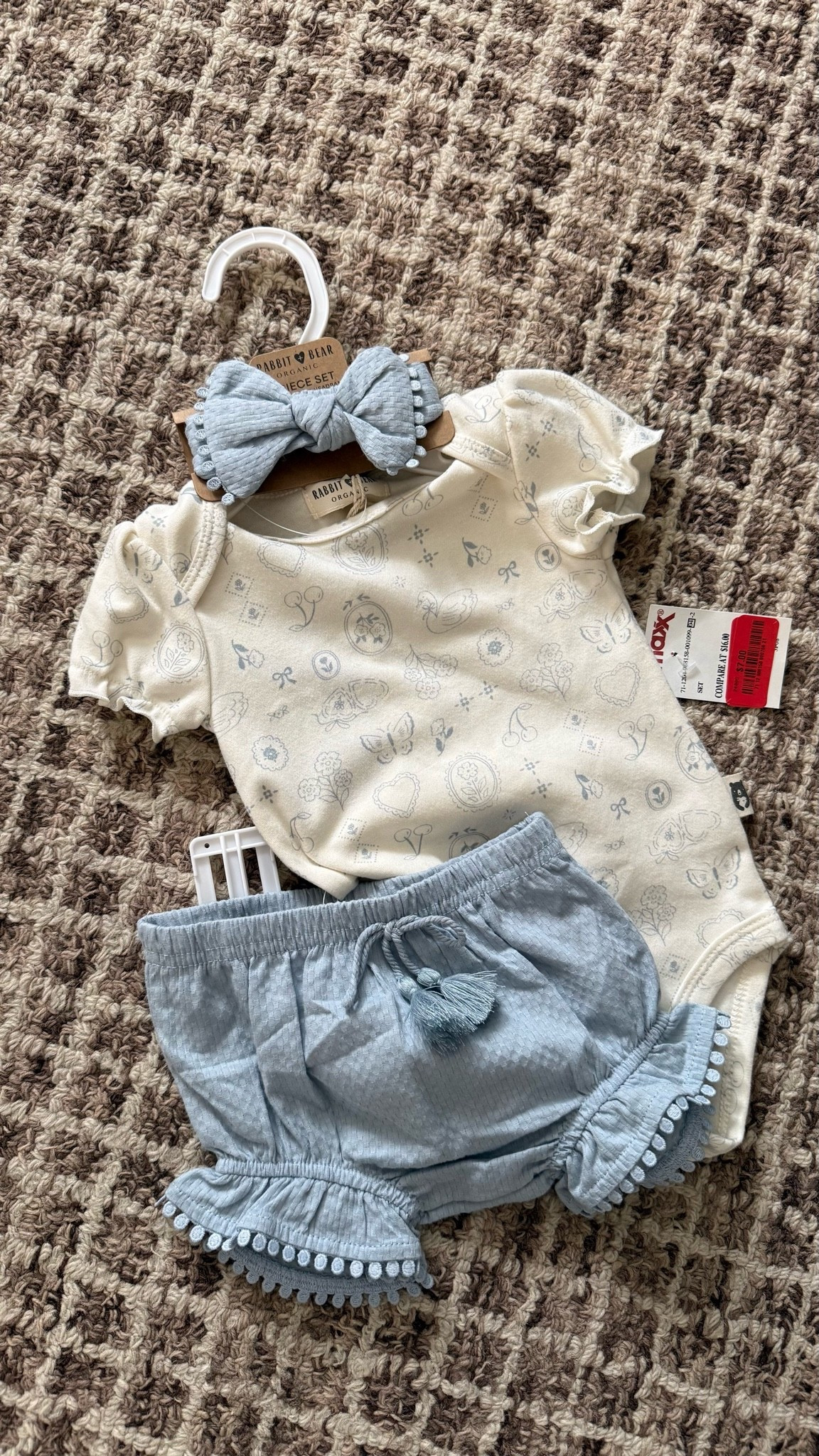 The cutest 100% organic cotton baby girl set! The onesie is giving Italian summer and the ruffle shorts are just adorable. Love that it comes with a matching bow too! 

I tagged a bunch of items from this brand, both girl and boy!! 

I found this brand at TJmaxx and it’s definitely one I’ll keep an eye out for in the future. All their pieces are 100% organic cotton and for $7 you can’t beat it!!

#LTKBaby #LTKmomlife #LTKSaleAlert
