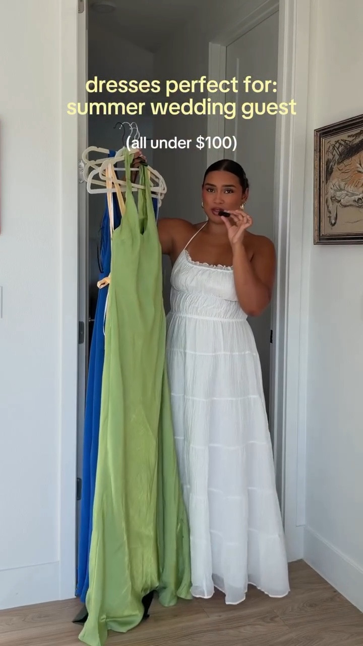 found some perfect spring/ summer (warm weather) wedding guest dresses, wearing a L in all of them, they run true to size!

use code MICHAELAJ20 for $20 off first purchases #dresses #summerdress #weddingguestdress