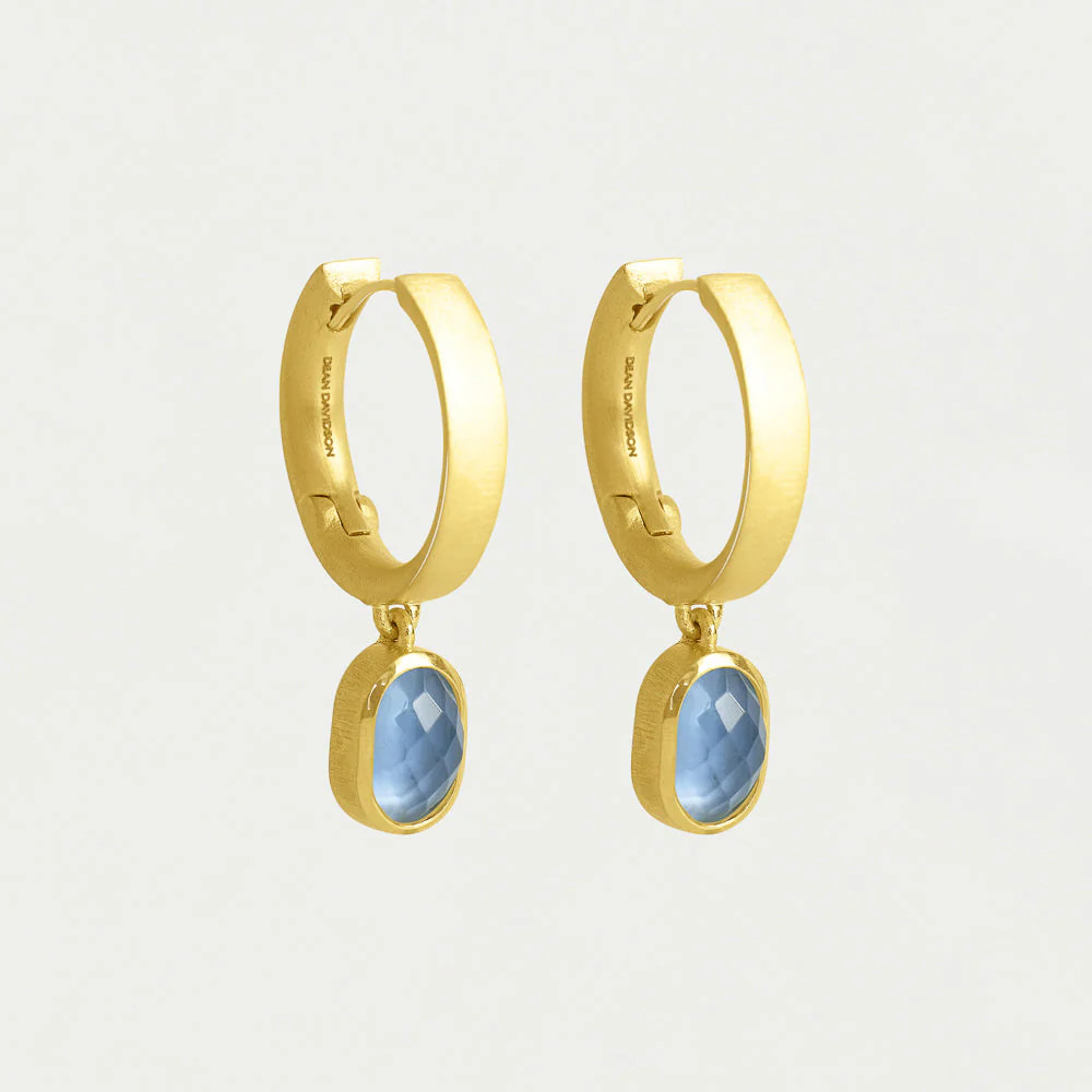 Mercer Gemstone Mini Drop Earrings | Dean Davidson
